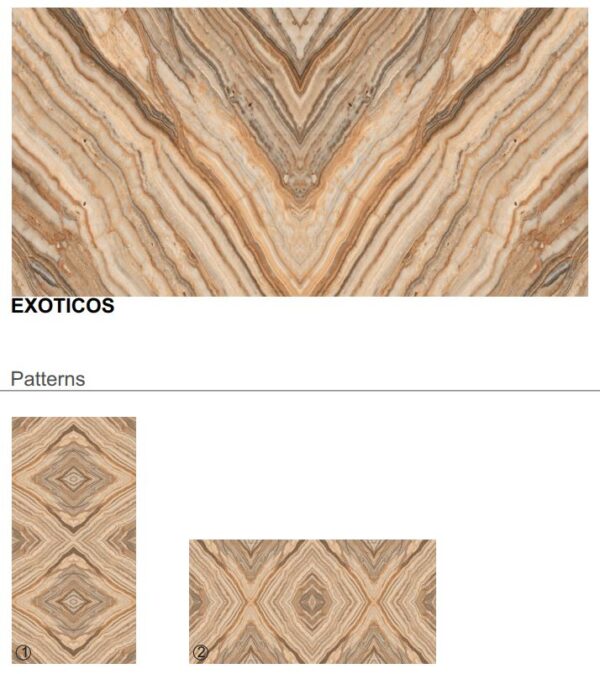 GẠCH EXOTICOS - BOOK MATCH 60X120