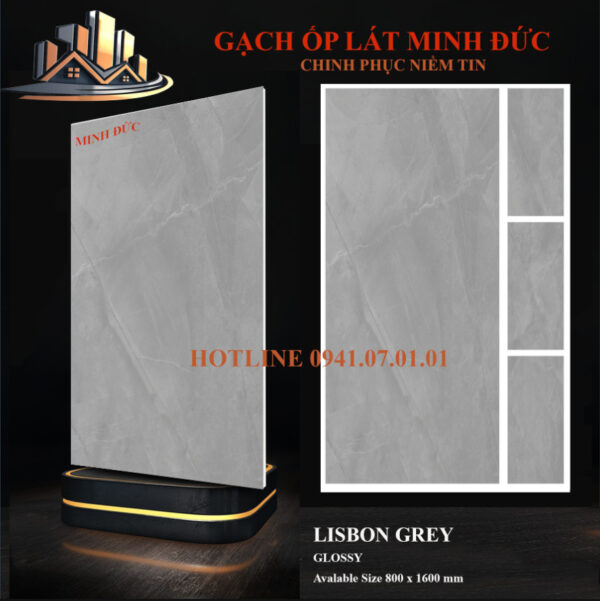 GẠCH LISBON GREY 80X160