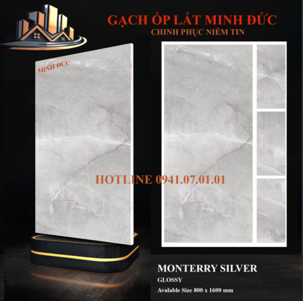 GẠCH MOTERY SILVER 80X160